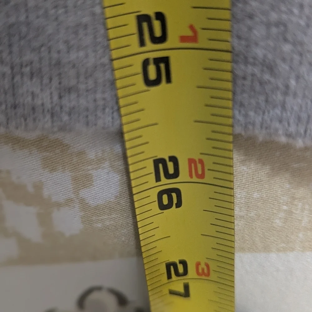 NWT Soft Gray Sweatshirt Top w/ Slight off the Shoulder Neckline - Long Sleeve - Picture 7 of 11